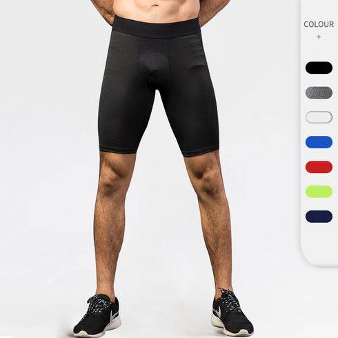Men's Cool Dry Compression Shorts for Athletic Fitness