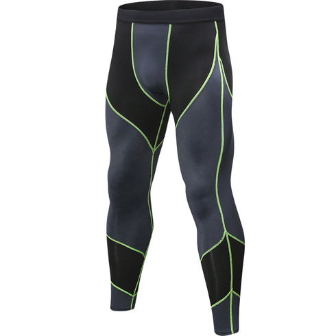 Men's Cool Dry Cycling Workout Compression Tight Pants
