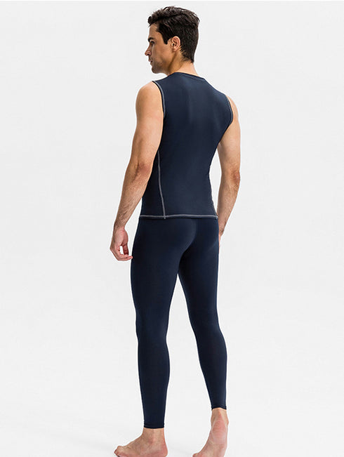 Men's Cool Dry Gym Leggings Running Tights Compression Pants