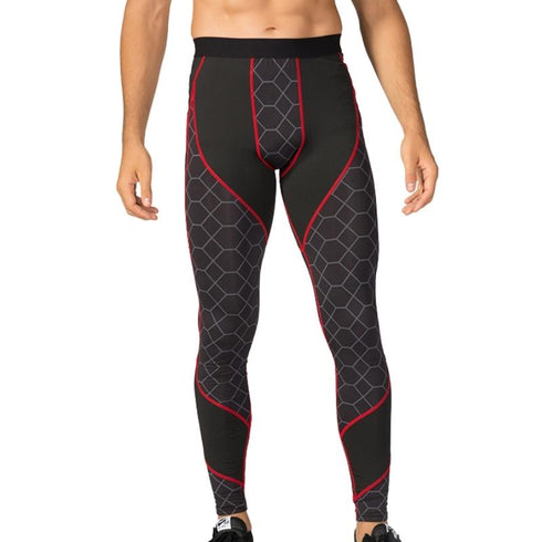 Men's Cool Dry Leggings Tight Yoga Base Layer Compression Pants