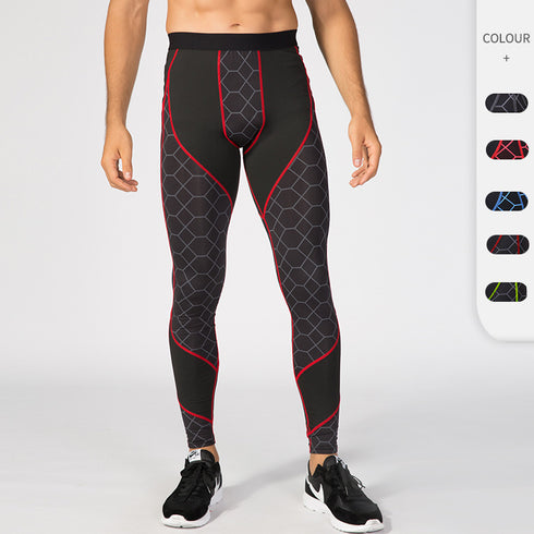 Men's Cool Dry Leggings Tight Yoga Base Layer Compression Pants