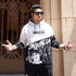Men's Cool Ink-Splash Printed Pullover Plus Size Hoodies