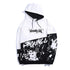 Men's Cool Ink-Splash Printed Pullover Plus Size Hoodies