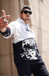 Men's Cool Ink-Splash Printed Pullover Plus Size Hoodies