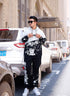 Men's Cool Ink-Splash Printed Pullover Plus Size Hoodies