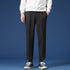 Men's Cropped Dress Pants Pleat Front Work Tapered Chino Pants