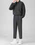 Men's Cropped Fleece-Lined Pleat Front Ankle-Length Dress Pants