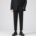 Men’s Basic Woolen Slim Fit Flat Front Dress Pants