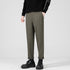 Men’s Basic Woolen Slim Fit Flat Front Dress Pants