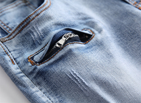 Men's Classic Summer Slim Fit Classic Denim Jean Shorts