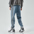 Men's Drawstring Elastic Wasit Plus Size Denim Joggers Pants