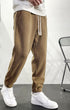Men's Drawstring Harem Pants Fleece-Lined Plus Size Joggers