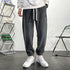 Men's Drawstring Harem Pants Fleece-Lined Plus Size Joggers