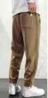 Men's Drawstring Harem Pants Fleece-Lined Plus Size Joggers