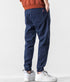 Men's Drawstring Jogger Jeans Washed Denim Pants