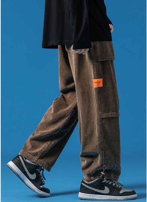 Men's Drawstring Loose Harem Fleece Jogger Pants