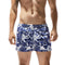 Men's Drawstring Waist Printed Beach Shorts with Pocket