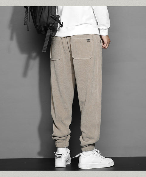 Men's Drawstring Workout Plus Size Basic Jogger Fleece Pants