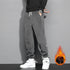 Men's Drawstring Workout Plus Size Basic Jogger Fleece Pants