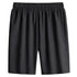 Men's Drawstrings Workout Basketball Shorts with Zipper Pockets
