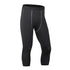 Men's Dry Fit Capri Workout Leggings Compression Pants