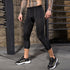 Men's Dry Fit Capri Workout Leggings Compression Pants