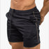 Men's Dry Fit Elastic Waist Exercise Bodybuilding Training Shorts