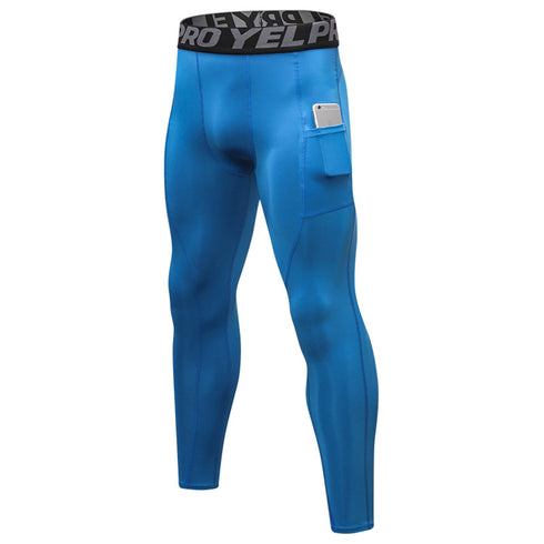 Men's Dry Fit Running Leggings Tights Workout Compression Pants