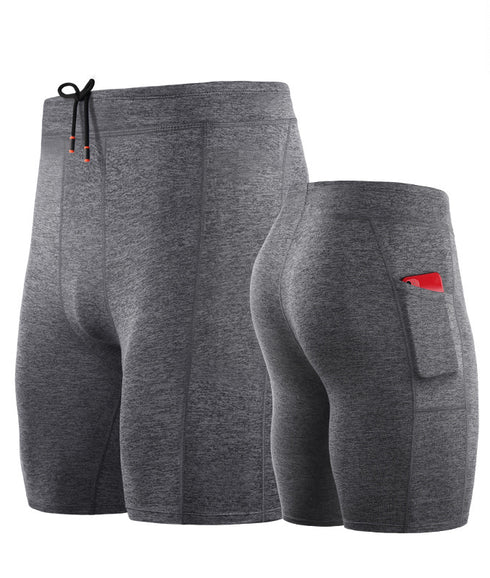 Men's Dry Fit Underwear Compression Shorts with Pocket