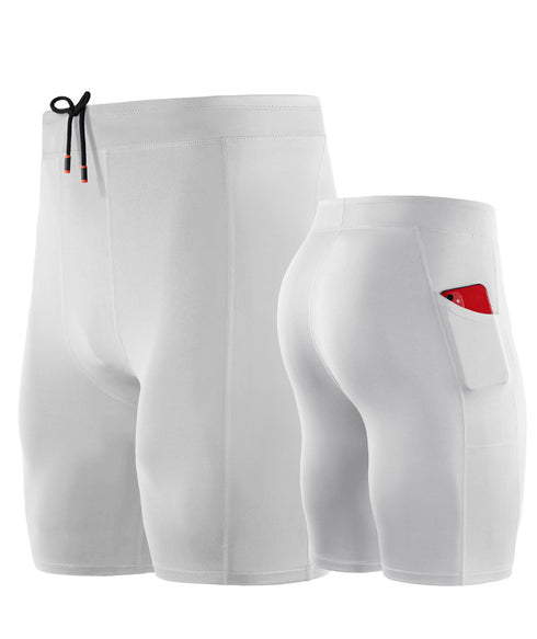 Men's Dry Fit Underwear Compression Shorts with Pocket