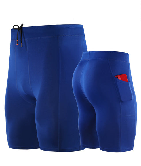 Men's Dry Fit Underwear Compression Shorts with Pocket