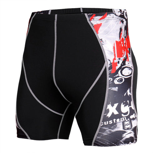Men's Elastic Dry Fit Professional Sweat Compression Shorts