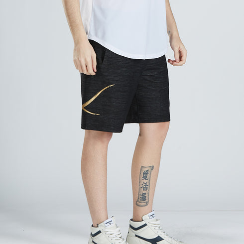 Men's Elastic Waist Breathable Running Exercise Shorts