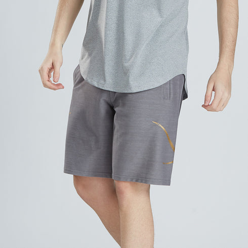 Men's Elastic Waist Breathable Running Exercise Shorts