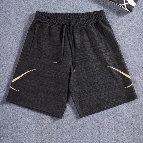 Men's Elastic Waist Breathable Running Exercise Shorts