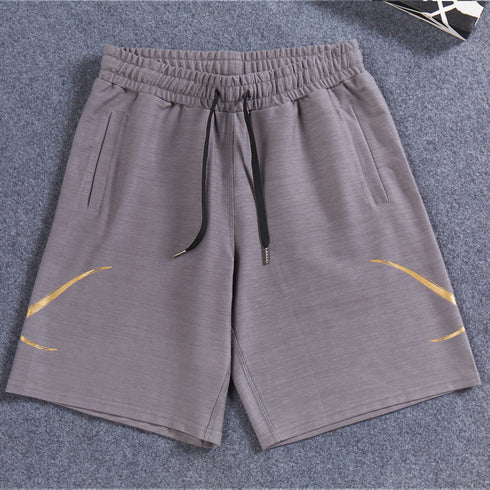 Men's Elastic Waist Breathable Running Exercise Shorts