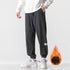 Men's Elastic Waist Fleece-Lined Harem Plus Size Joggers