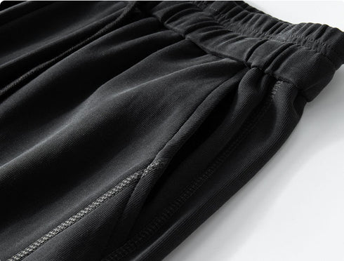 Men's Elastic Waist Fleece-Lined Harem Plus Size Joggers