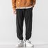 Men's Elastic Waist Fleece-Lined Harem Plus Size Joggers