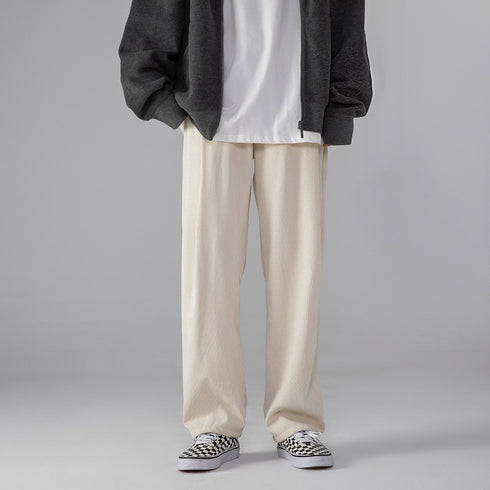 Men's Elastic Waist Straight Leg Joggers Pants