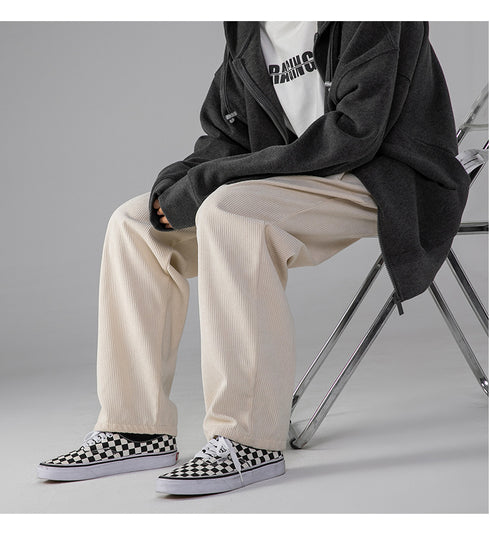 Men's Elastic Waist Straight Leg Joggers Pants