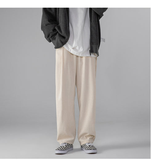 Men's Elastic Waist Straight Leg Joggers Pants