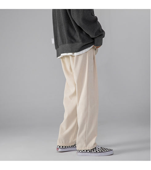 Men's Elastic Waist Straight Leg Joggers Pants