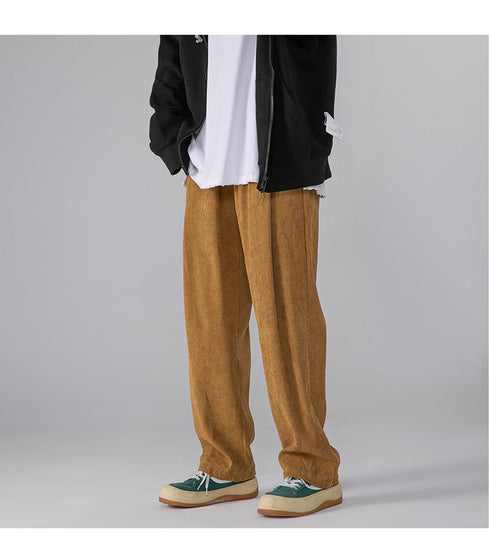 Men's Elastic Waist Straight Leg Joggers Pants