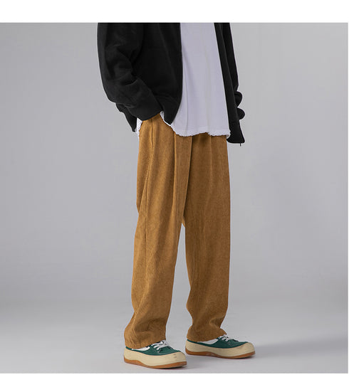 Men's Elastic Waist Straight Leg Joggers Pants