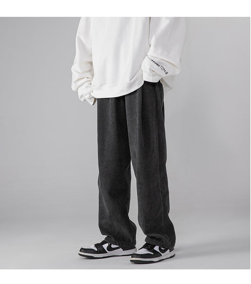 Men's Elastic Waist Straight Leg Joggers Pants