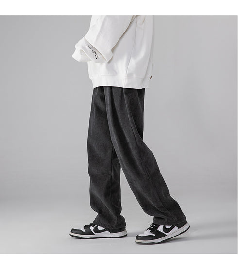 Men's Elastic Waist Straight Leg Joggers Pants