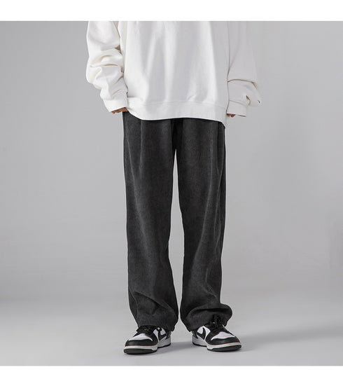 Men's Elastic Waist Straight Leg Joggers Pants
