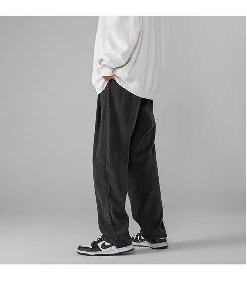 Men's Elastic Waist Straight Leg Joggers Pants