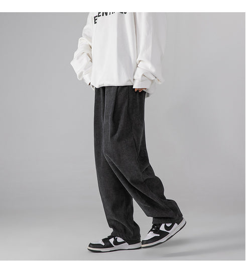 Men's Elastic Waist Straight Leg Joggers Pants